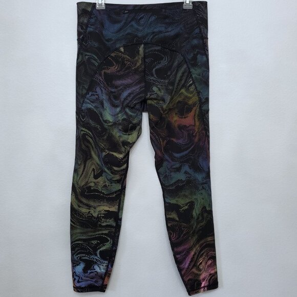 Athleta Lightning Swirl Reflective 7/8 Tight High-Rise in Supersonic Size LT - Picture 5 of 16